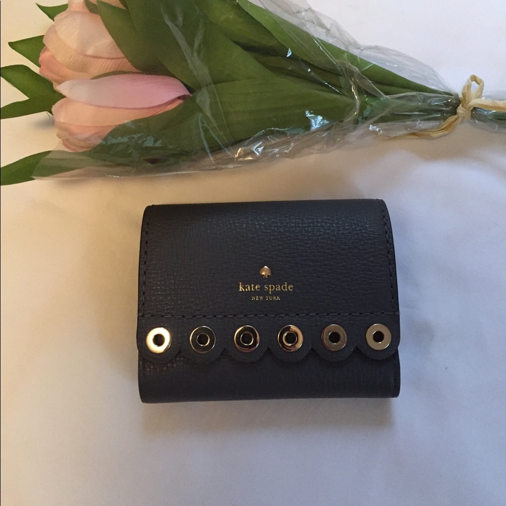 Kate Spade Paloma Road Wallet in Smoky Pearl Grey